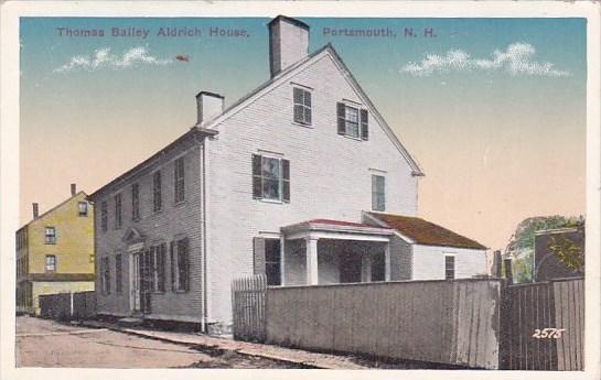 New Hampshire Portsmouth Thomas Bailey Aldrich House