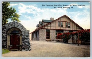 Kuechlers Roost And Wine Vault, Mt Penn, Reading Pennsylvania, Vintage Postcard