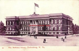 WV, Parkersburg, West Virginia, William McKinley School,1908 PM, Wheelock  No 87