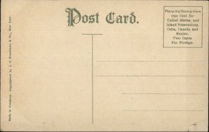 1907 Jamestown Expo Native Indian w/ Hatchet Multi View Postcard