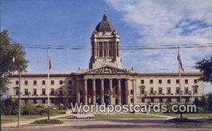 Manitoba Legislative Building Winnipeg Canada Unused 