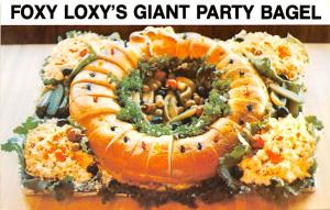 Foxy Loxy's Giant Party Bagel Advertising Unused 