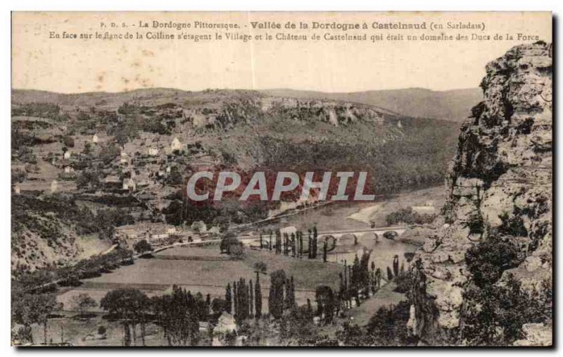 Vallee de la Dordogne Castelnaud - Old Postcard