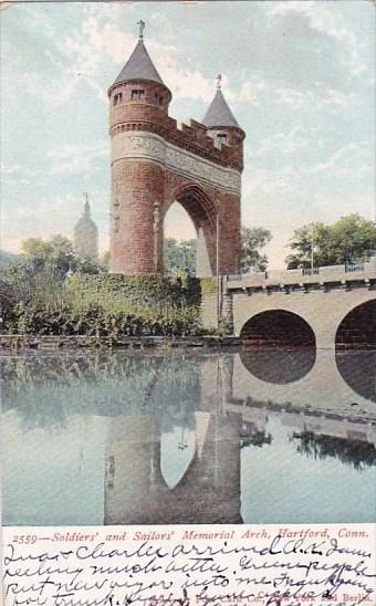 Soldiers And Sailors Memorial Arch Hardford Connesticut 1907