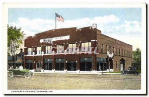 Old Postcard Company E Armory Elkhart Ind