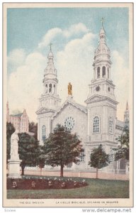 The Old Basilica, La Vieille Basilique, STE. ANNE DE BEAUPRE, Quebec, Canada,...