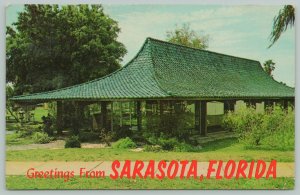 Sarasota Florida ~Chamber Of Commerce Building~Standard Chrome Postcard