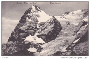 Mountains, Eigergletscher, EIGER, Berne, Switzerland, 1900-1910s