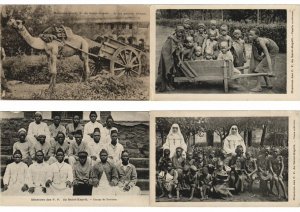 MISSIONS BLACK AFRICA 89 Vintage Postcard Mostly Pre-190 with BETTER (L5081)