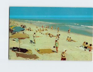 Postcard Beach Scene Clear Blue Water Soft Sand & Lots of Sunshine