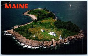 Postcard - Tenants Harbor Light, Maine, USA, North America