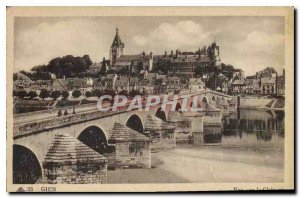 Old Postcard Gien Chateau View