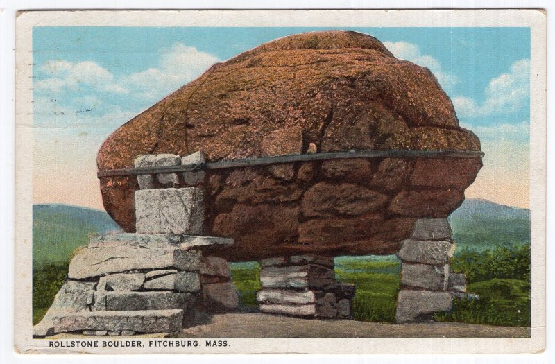 Fitchburg, Mass, Rollstone Boulder