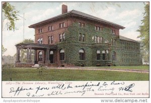 Connecticut Waterbury The Bronson Library