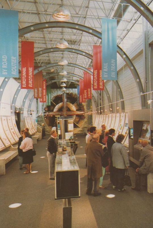 Future Gallery Machine Euro Channel Tunnel Folkestone Exhibition Centre Postcard