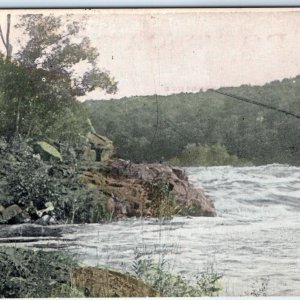 c1910s Minnesota / Wisconsin Border Saint Croix River Litho Photo PC MN WI A60