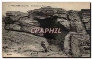 Postcard Old Prefailles dens Cave Cliff