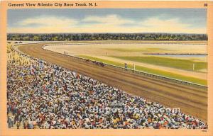 General View Atlantic Race Track New Jersey, NJ, USA Horse Racing Unused 