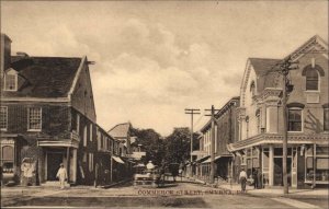 Smyrna Delaware DE Commercial St. Street Scene c1910 Postcard