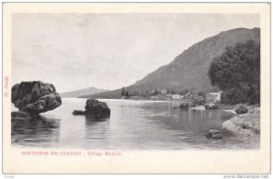 Souvenir de CORFU - Village Benizze , Greece  , 1890s