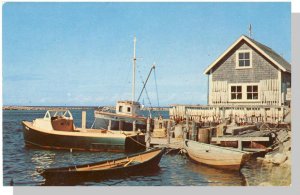 Falmouth, Massachusetts/MA Postcard, Falmouth Harbor, Cape Cod