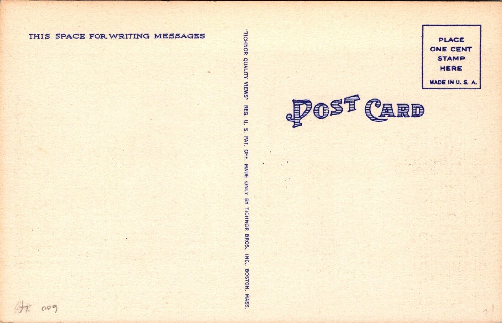 Vtg Williamstown Massachusetts MA Post Office 1930s Old Linen View