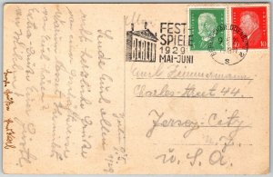 Berlin Germany 1929 Postcard Bismarck Denkmal Statue