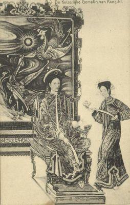 china, Wife of Kangxi the 2nd Qing Emperor by Missionary ...