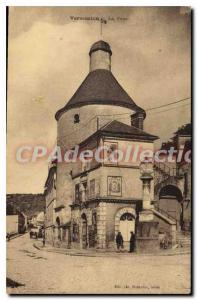 Postcard Old Tower Vermenton