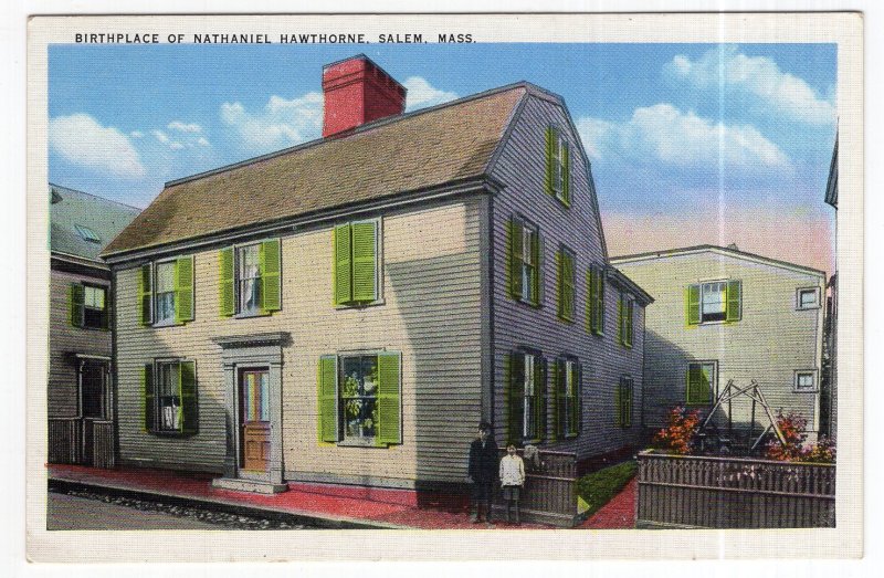 Salem, Mass, Birthplace Of Nathaniel Hawthorne