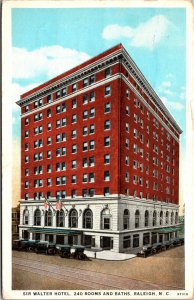 Postcard Sir Walter Hotel in Raleigh, North Carolina~3572