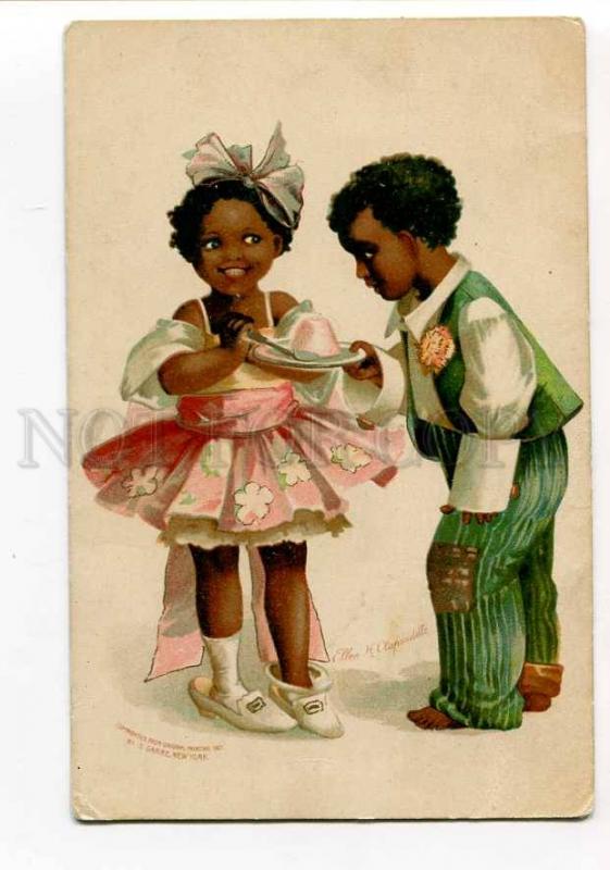 264816 BLACK kids  ICE CREAM by CLAPSADDLE Vintage KOPAL 1907y