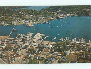 Unused Pre-1980 AERIAL VIEW OF TOWN Boothbay Harbor Maine ME n1838