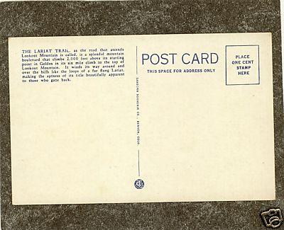 DENVER MOUNTAIN PARK CO COLORADO 1915-30 Postcard