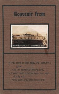 LPS50 Bismarck North Dakota State Penitentiary Postcard RPPC