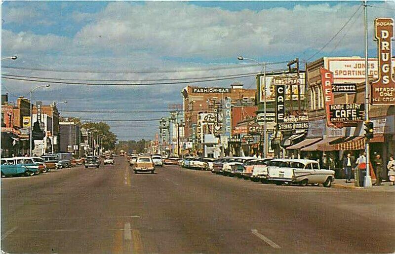 CO, Greeley, Colorado, Business Section, Street Scene, Noble Post Cards S29290