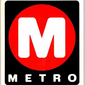 Retro Los Angeles, CA LA Metro Sticker Luggage Label Decal Rail Bus 2C 