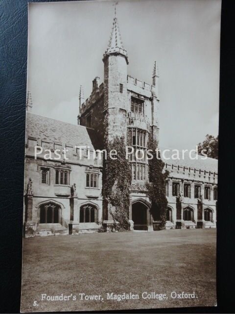 Old RP - Oxford: FOUNDER'S TOWER MAGDALEN COLLEGE by Penrose & Palmer 50 High St