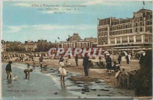 Old Postcard Dinard Emeraud Riviera La Plage
