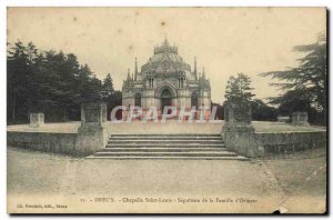 Old Postcard Dreux Chapelle Saint Louis Sepulture Family