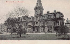 Deutscher Club, Milwaukee, Wisconsin, Very Early Postcard, Unused