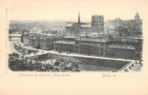 US3276 France Paris Panoama du Quartier Notre-Dame Bridges Panorama