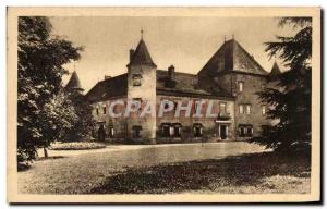 Old Postcard Douvaine Castle Troches