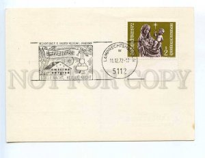 290064 AUSTRIA 1972 Lamprechtshausen music night cancellations postal card