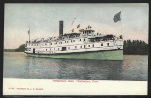 Middletown Boat, Middletown, Connecticut, Very Early Postcard
