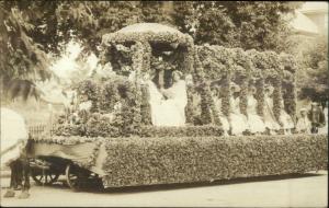 Fond Du Lac WI Parade Floats c1910 Real Photo Postcard #2