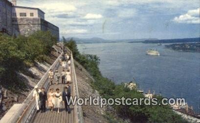 La Promenade des Gouverneurs Quebec Canada 1963 