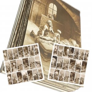 Lot 40 postcards artist Domenico Mastroianni biblical sculptures few duplicates