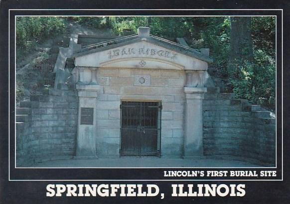 Lincoln's First Burial Site Springfield Illinois