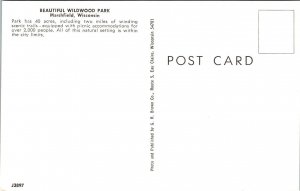 Wildwood Park Marshfield Wisconsin WI Station Wagon Postcard VTG UNP Vintage 
